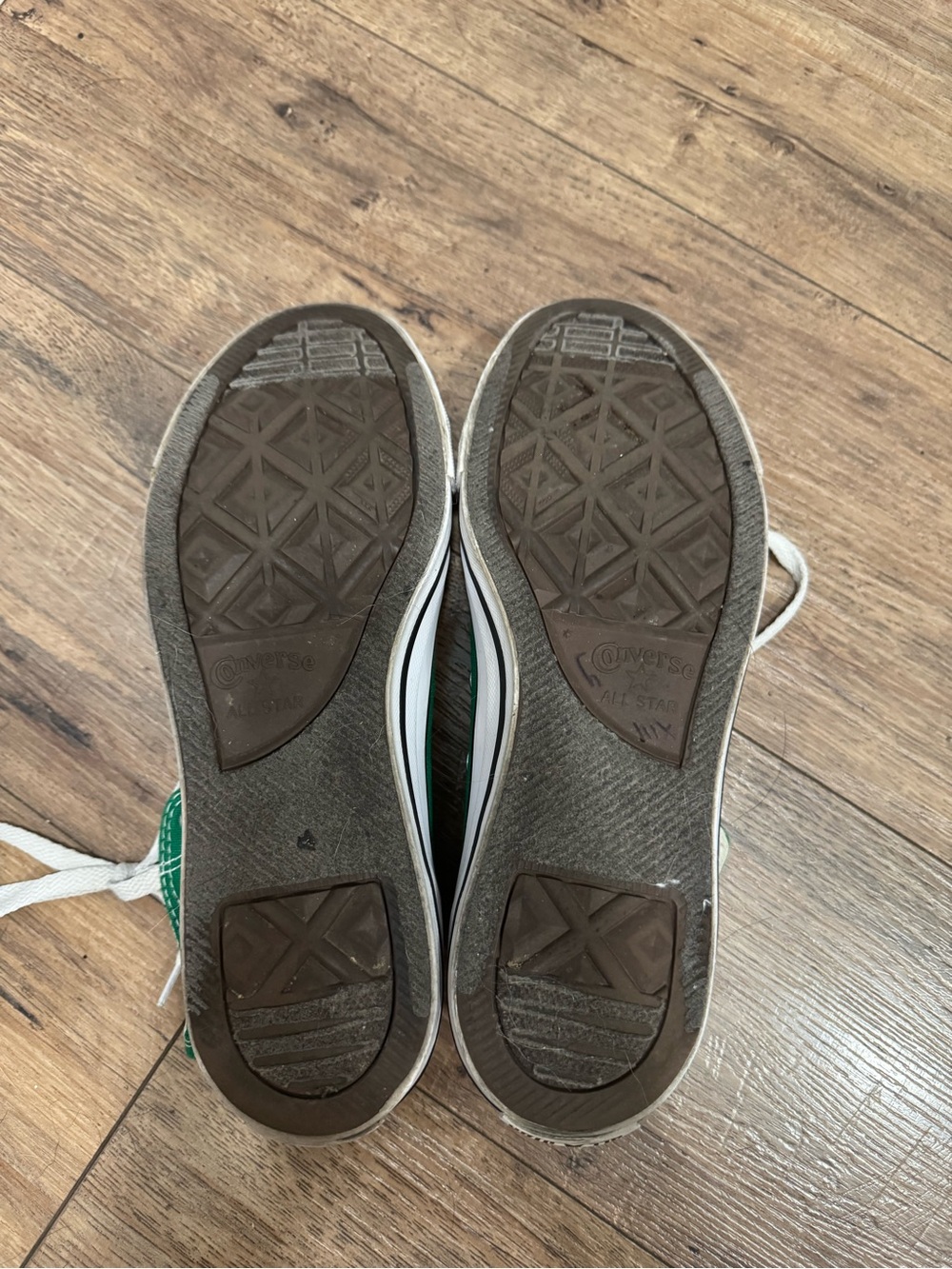 Converse Chuck Taylor Green High-Top Canvas Sneakers W Size 9 Men Size 7 - Picture 6 of 8
